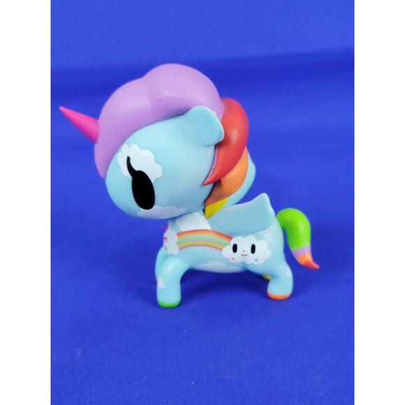 TOKIDOKI 2.5" MERMICORNO FIGURE - MIGHTY JAXX BLUE RAINBOW - Picture 1 of 4
